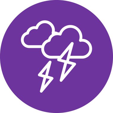 Vektör yıldırım simge tasarlamak