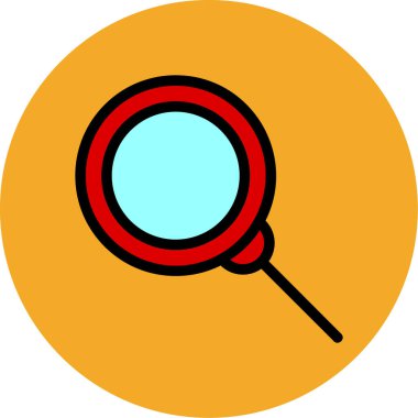 Ara. Web simgesi basit illüstrasyon