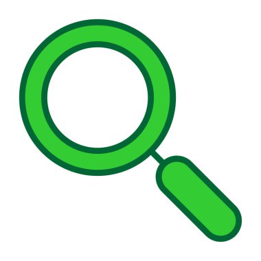 büyütme cam vektör simgesi