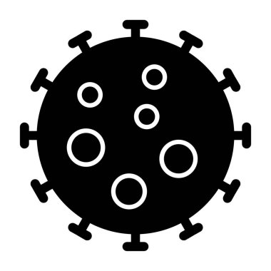covid 19 virüs parçacık simgesi