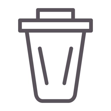 Kahve simgesinin vektör illüstrasyonu