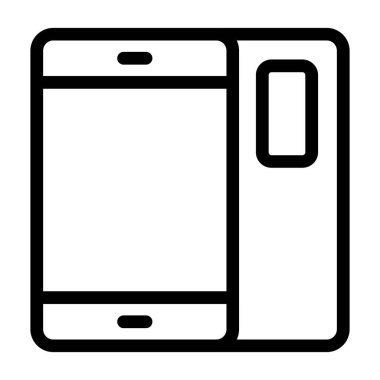 akıllı telefon simgesi vektör illüstrasyonu