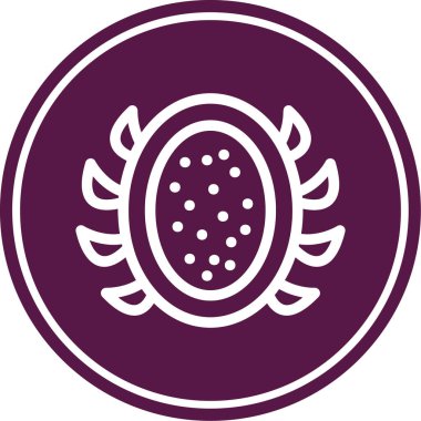 Eşsiz Limon Vektörü Kabartma Simgesi