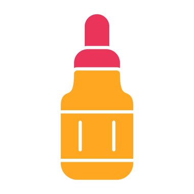 Şişe simgesi. düz dizayn biçimi 10