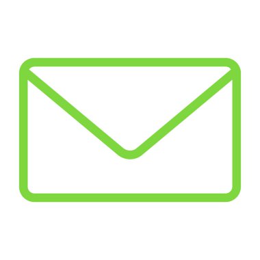 zarf e- posta simgesi vektör illüstrasyonu