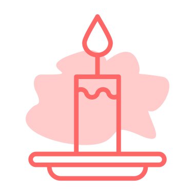 mum vektör illüstrasyonu, simge ögesi arkaplanı