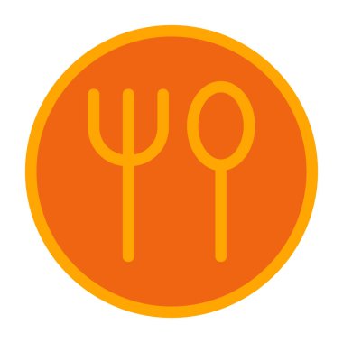 Gıda simgesinin vektör illüstrasyonu