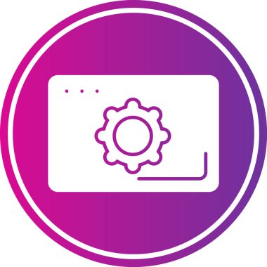 seo modern simgesinin vektör illüstrasyonu