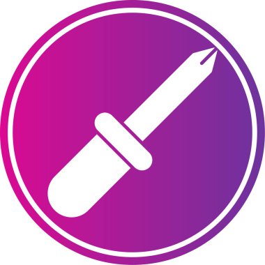 Kalem. Web simgesi basit illüstrasyon