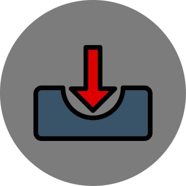 ok simgesinin vektör illüstrasyonu