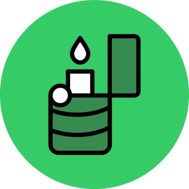 Mum simgesi vektör illüstrasyonu