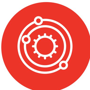 dişli simgesi, vektör illüstrasyon tasarımı