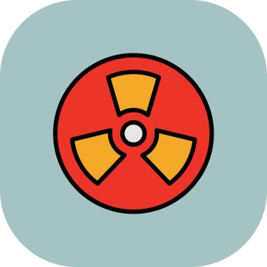 vektör radyasyon simgesi illüstrasyonu