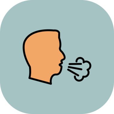 Baloncuklu insan kafasının vektör çizimi