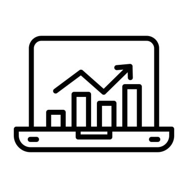 iş grafiği vektör illüstrasyonu