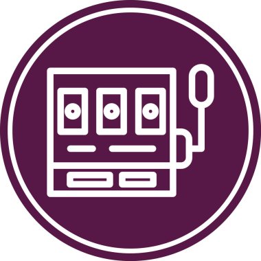 Eşsiz elektronik sistem vektör çizgisi simgesi