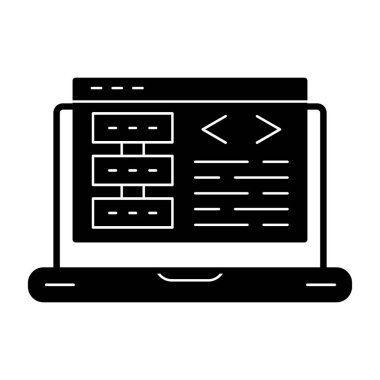 Bilgisayar kutsal kişilerin resmi, düz tasarım