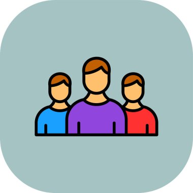 grup insanları renk simgesini yönetir