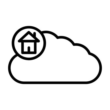 ev simgesi vektör illüstrasyonu