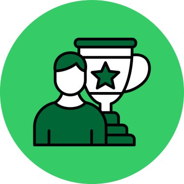 kupa simgesi vektör illüstrasyonu