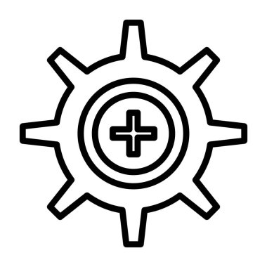 ayar vektör satırı simgesi