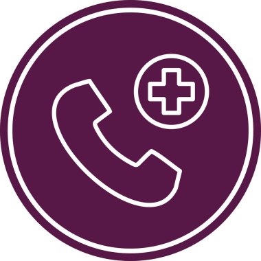 Çağrı merkezi modern simgesinin vektör illüstrasyonu