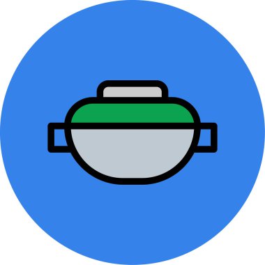 pişirme simge vektör çizim