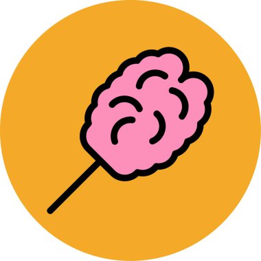 Şeker ikonu vektör illüstrasyonu