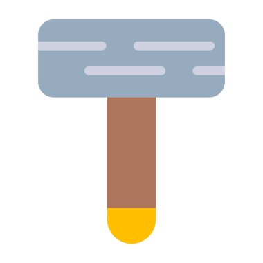 Düz vektör simge kürek