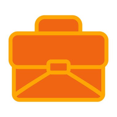 Çanta. Web simgesi basit illüstrasyon