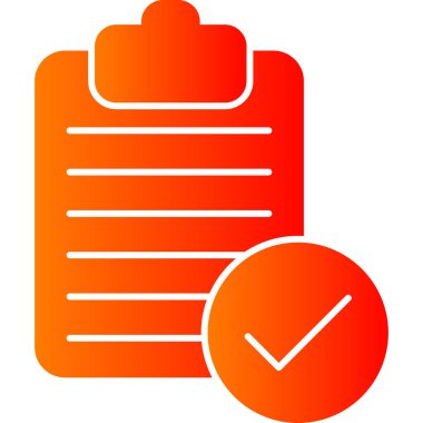 soyut arkaplanda izole edilmiş liste simgesi