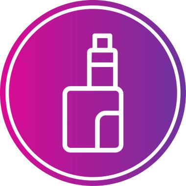 Güzellik ve moda simgelerinin vektör çizimi