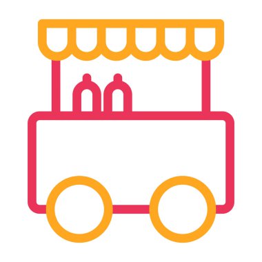 Kamyon. Web simgesi basit illüstrasyon