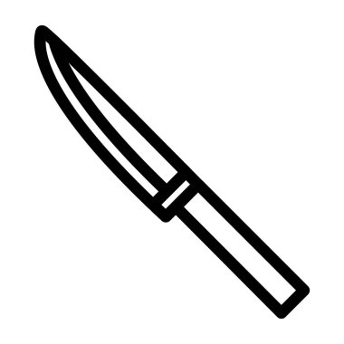 Beyaz arka planda bıçak vektör illüstrasyon