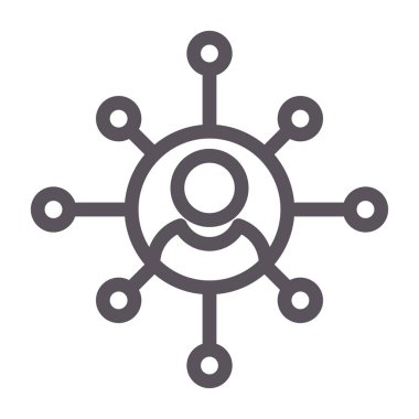 ağ bağlantısı simgesi vektörü