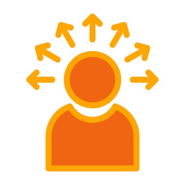 iş konsepti ikon vektör illüstrasyonu