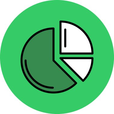 Pasta çizelgesi. Basit resimleme