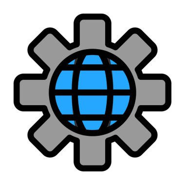 Ağ web simge vektör çizim