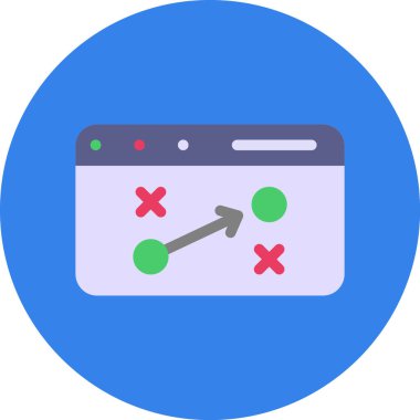 Web ve tasarım vektörü simgesi.