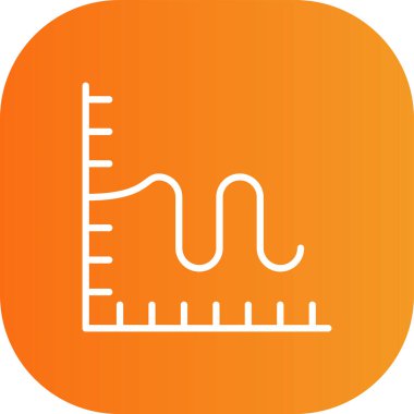 Benzersiz cetvel çizgisi vektör simgesi