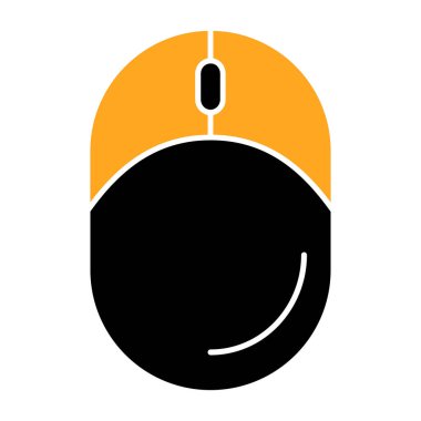 Vektör fare simgesi. düz resimleme.