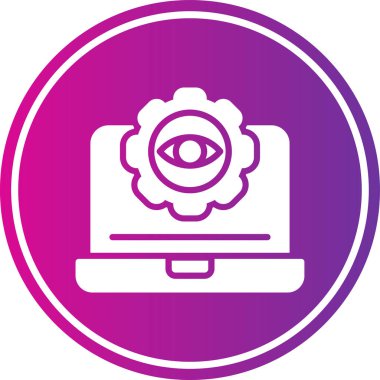 seo modern simgesinin vektör illüstrasyonu