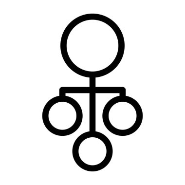 cinsiyet sembolleri sembol simgesi vektör illüstrasyonu