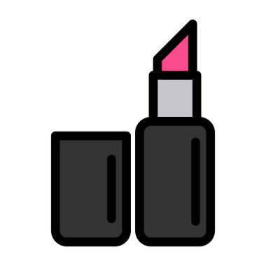 Ruj izi. Web simgesi basit illüstrasyon