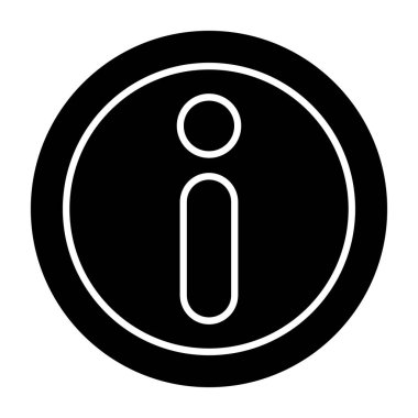 Bilgi simge vektör çizim