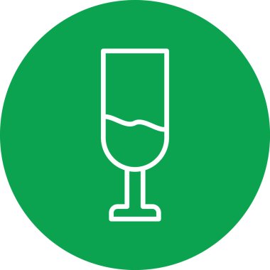 Şampanya simge vektör çizim