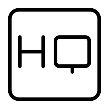 Modern bir simgenin vektör illüstrasyonu