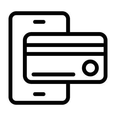 çevrimiçi bankacılık web simgesi, vektör illüstrasyonu