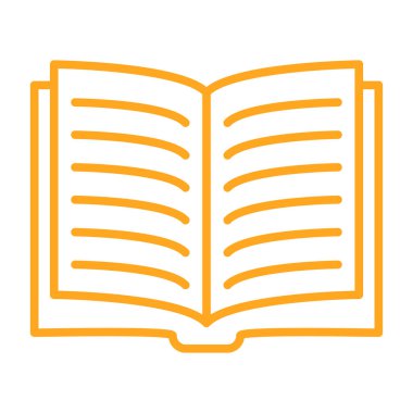 kitap simgesi vektör illüstrasyonu