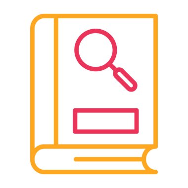 Web arama simgesi, vektör illüstrasyonu